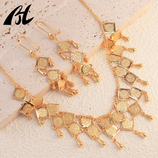 Luxury Waterproof Pearl Jewelry Set Women&