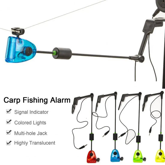 Carp Fishing Alarm Swingers LED Light Indicator Removable Base Seat for Fishing Alarms Bite Indicator
