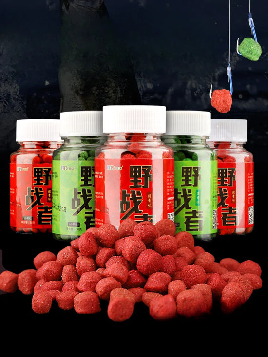 Wild Fishing Carp Crucian Bait General Pellet Bait Small Medicine Fishing Black Pit Fishing Grass Carp Tilapia Bait