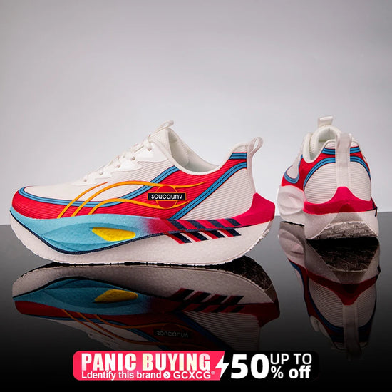 Men Running Shoes Carbon Board Speciality Marathon Sports Breathable Lightweight Women&