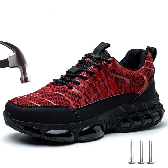 Work Safety Shoes Men Women Anti-smash Anti-puncture Work Sneakers Indestructible Steel Toe Shoes Protective Safety Boots