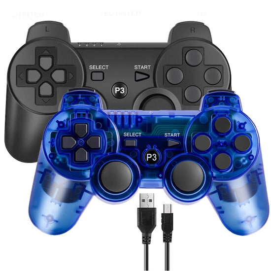 Support Bluetooth Wireless Gamepad For PlayStation 3 Joystick Controller For PS3 Controle Accessories USB PC Game Controller