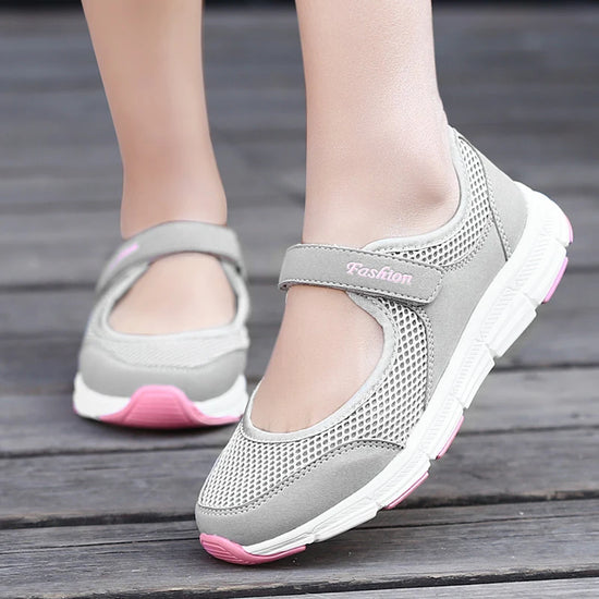 Summer Mesh Casual Women Shoes Soft Lightweight Sneakers Walking Flat Soles Shoes for Women