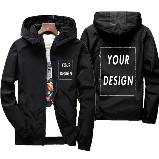 Customized logo autumn jacket men&