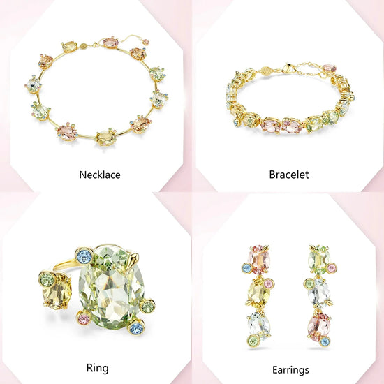 Luxury Jewelry for Women, Fashionable Colored Gemstone Necklaces, Bracelets, Earrings, Rings, Elegant and Unique Accessories