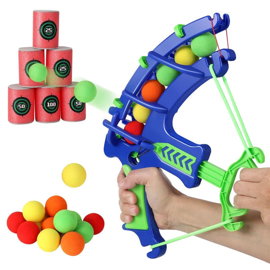 Montessori Throw Sport Slingshot Target Sticky Ball Dartboard Basketball Board Games Educational Children&